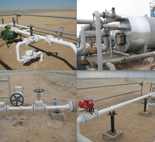 Покраска технологических сооружений и оборудований. Месторождение Северное Бузачи